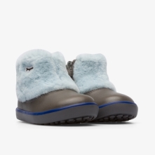 Camper Dark Brown / Light Blue Boots Kids - Twins Online Ireland | NMHBX0357